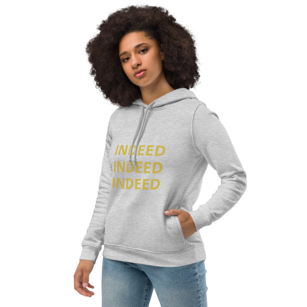 Women's eco fitted hoodie