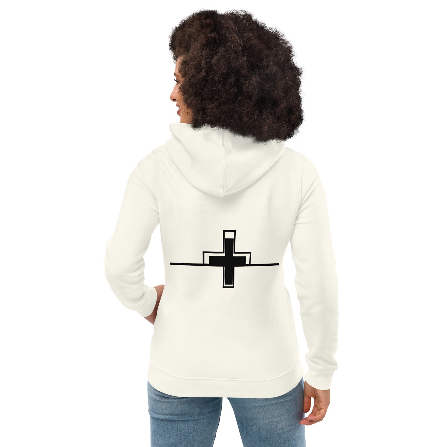 Women's eco fitted hoodie