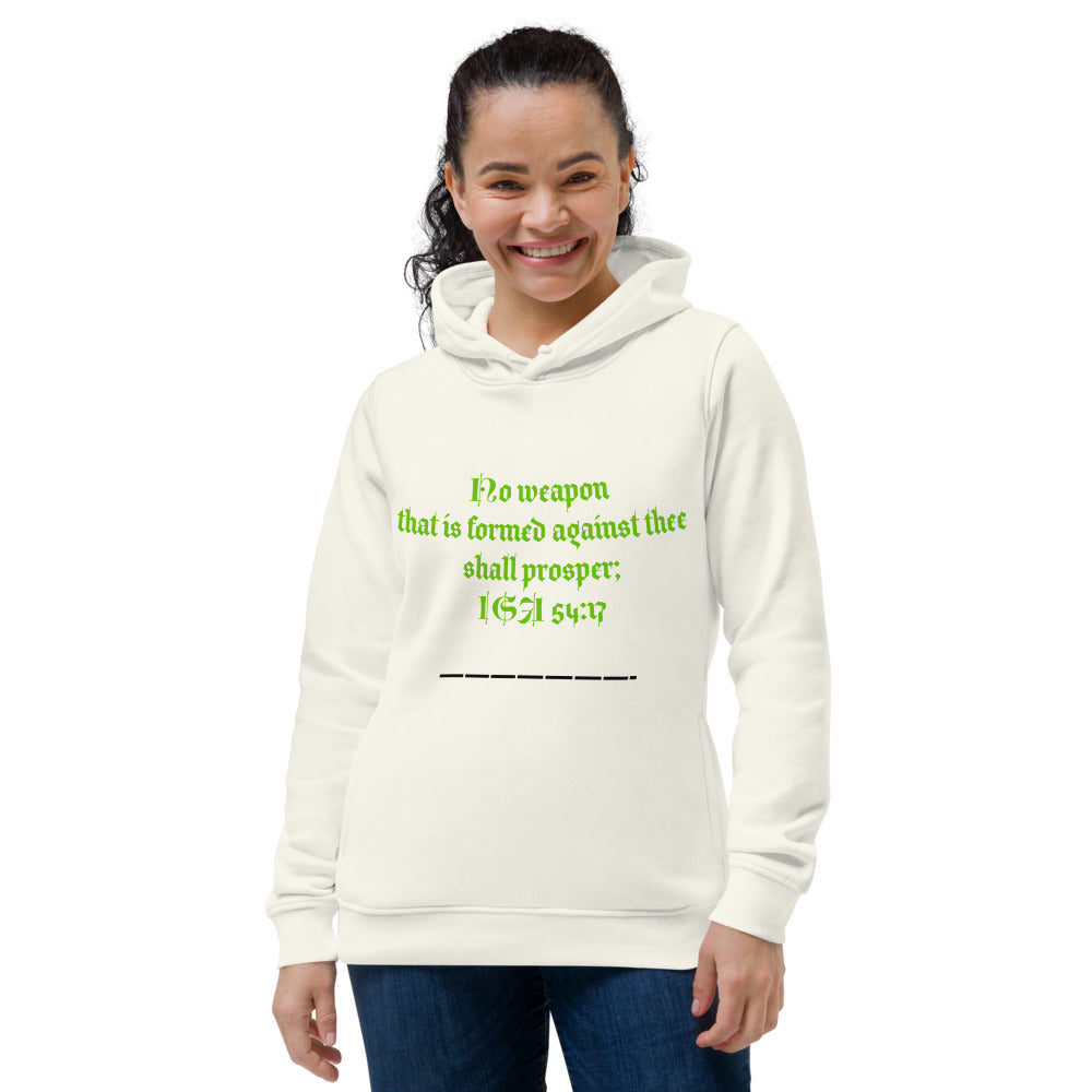 Women's eco fitted hoodie