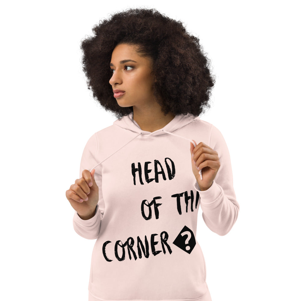 Women's eco fitted hoodie Head of The Corner..