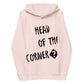 Women's eco fitted hoodie Head of The Corner..