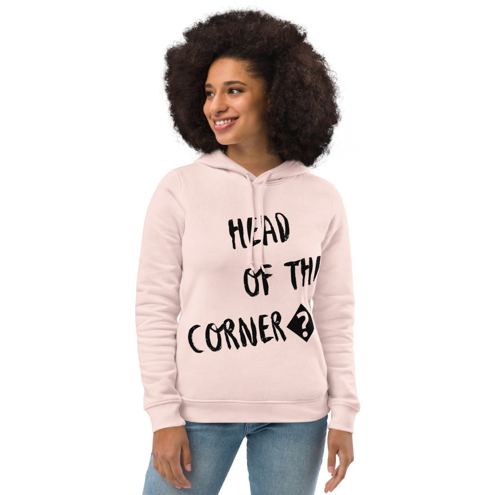 Women's eco fitted hoodie Head of The Corner..