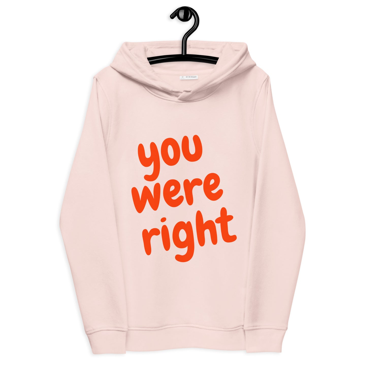 Women's eco fitted hoodie