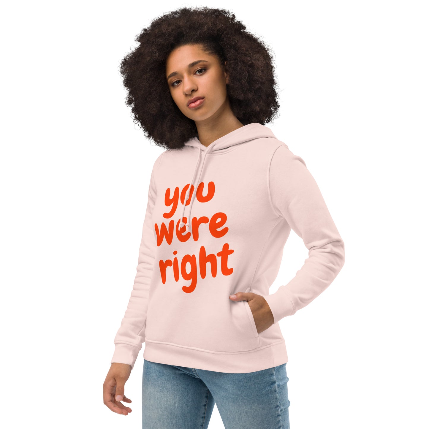 Women's eco fitted hoodie