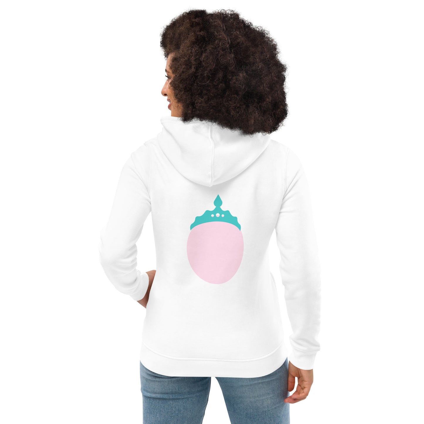 Women's eco fitted hoodie- True Story