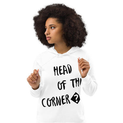 Women's eco fitted hoodie Head of The Corner..