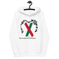 Women's eco fitted hoodie- New Creature In Christ..