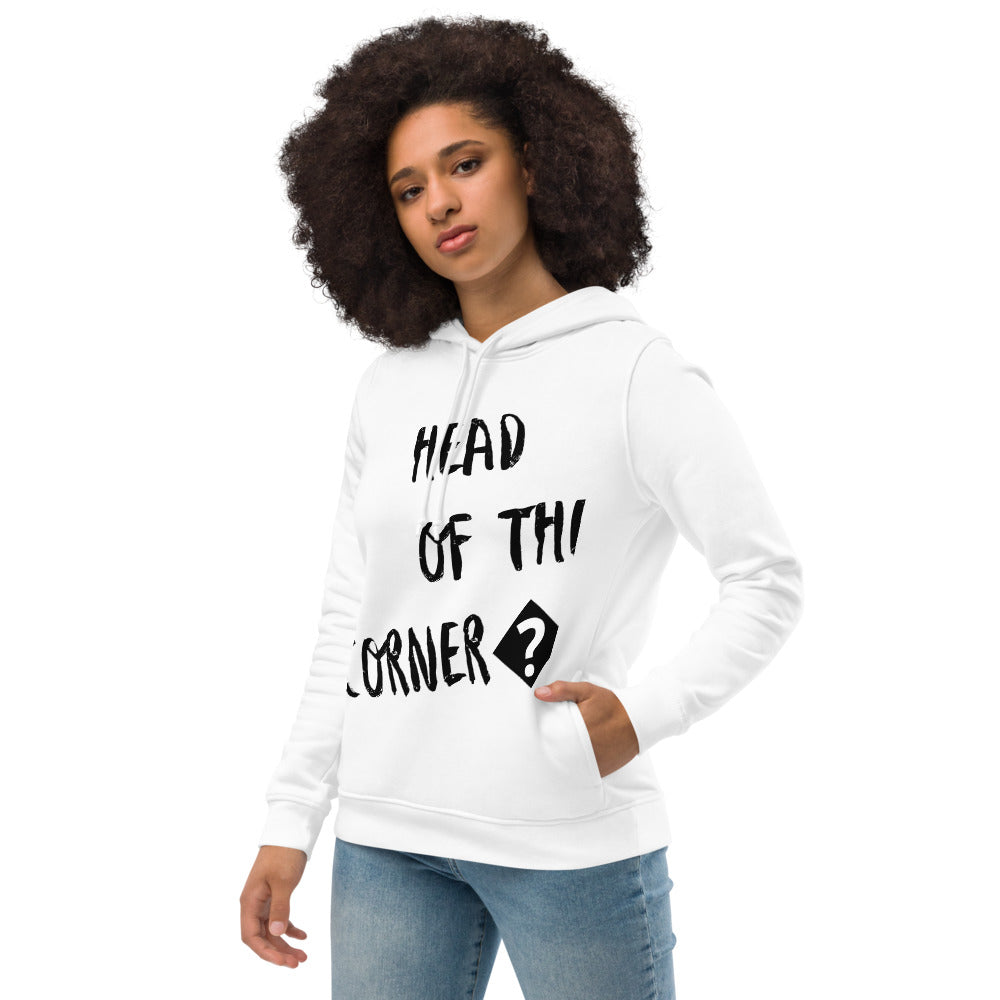 Women's eco fitted hoodie Head of The Corner..