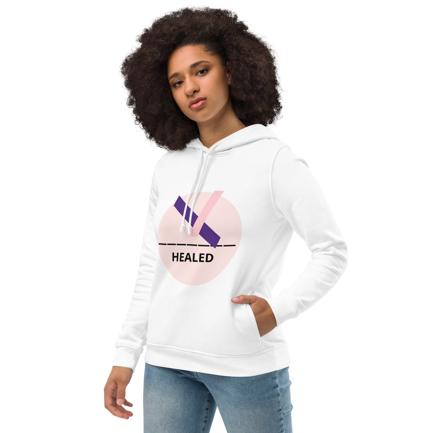 Women's eco fitted hoodie