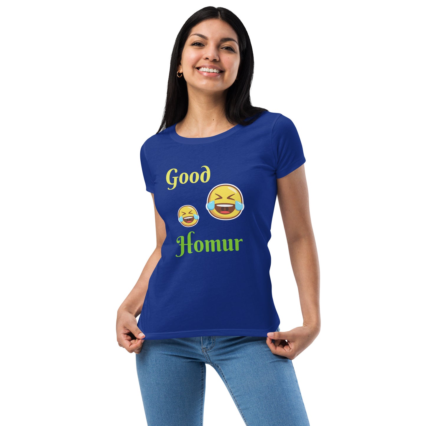 Women’s fitted t-shirt- Good Humer