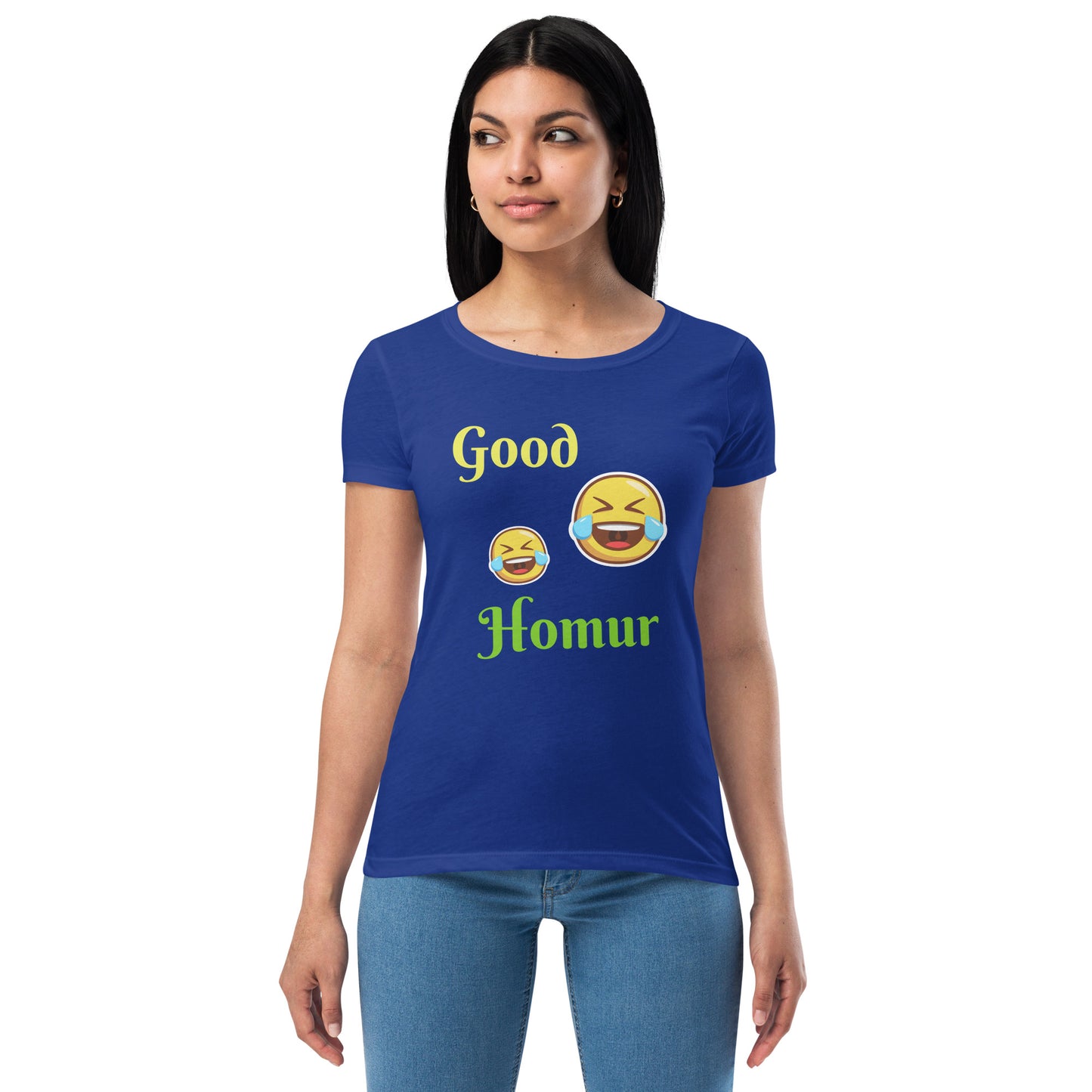 Women’s fitted t-shirt- Good Humer