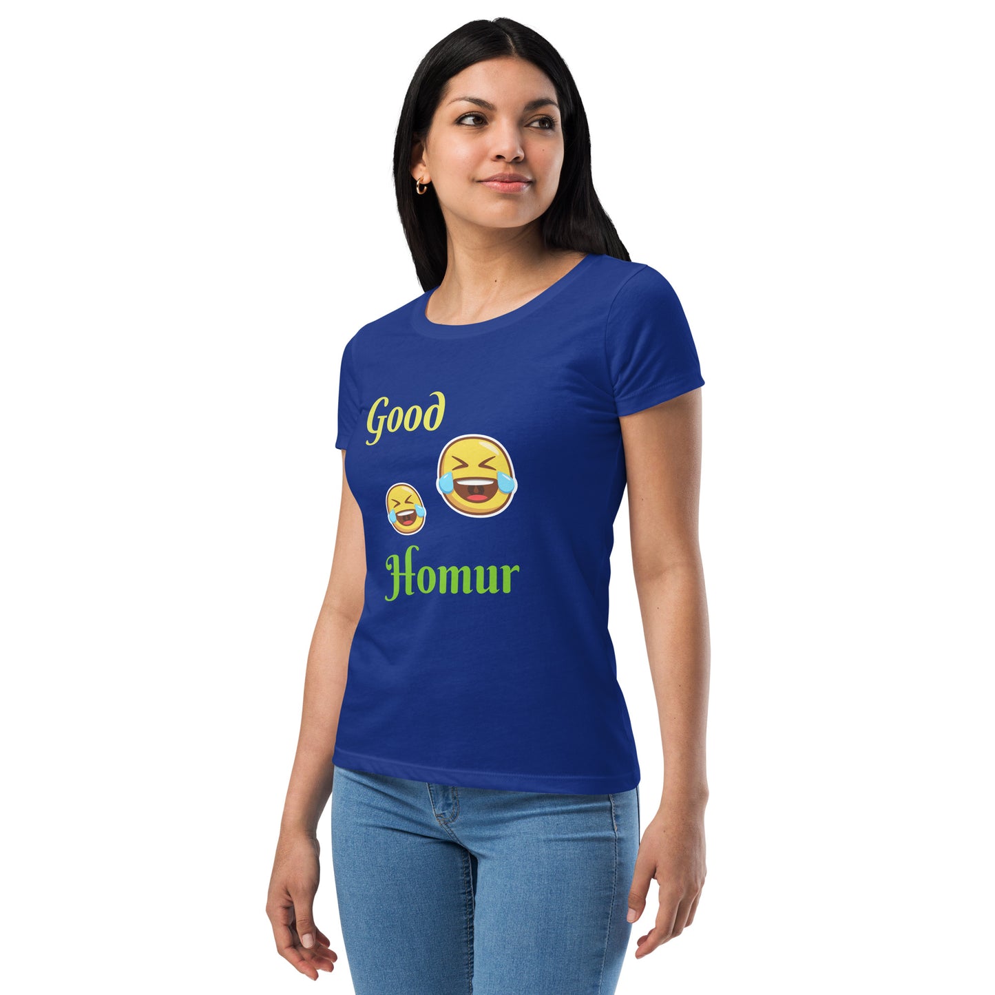 Women’s fitted t-shirt- Good Humer