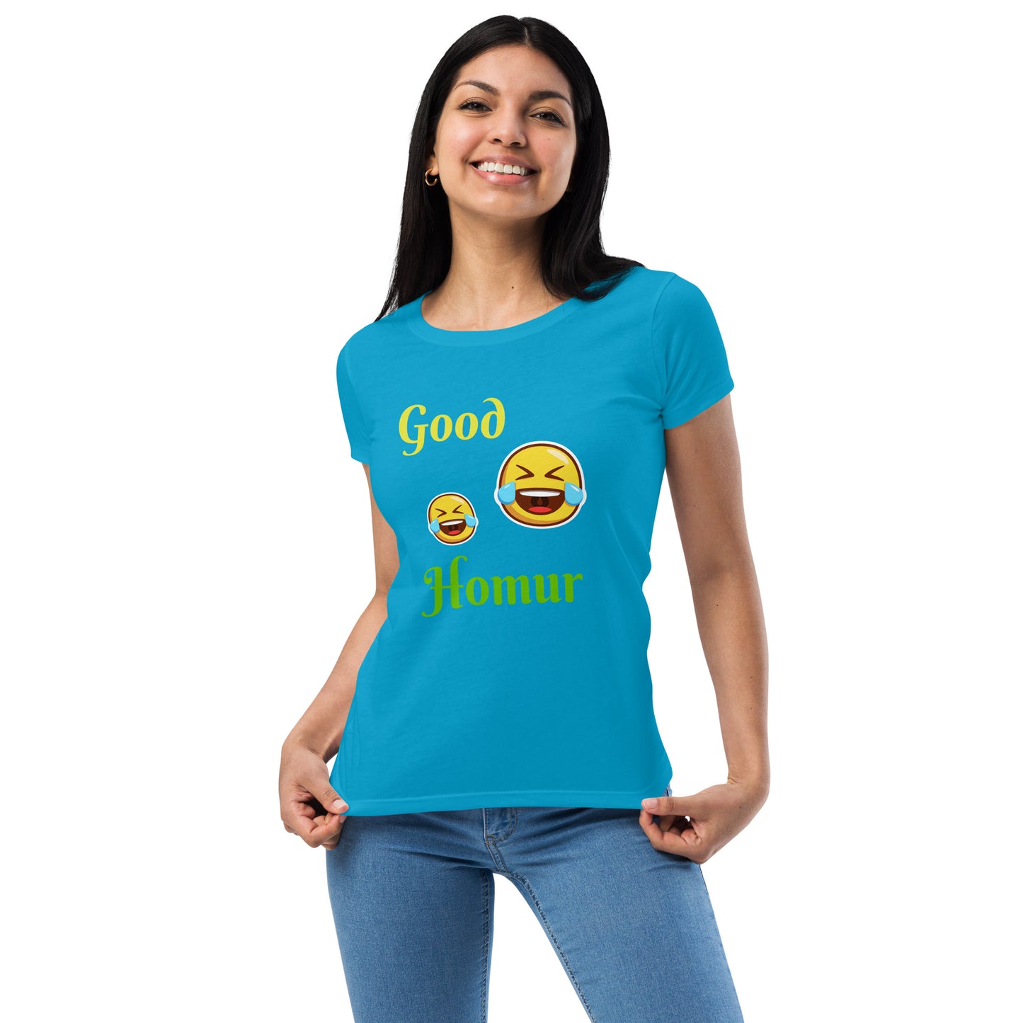 Women’s fitted t-shirt- Good Humer