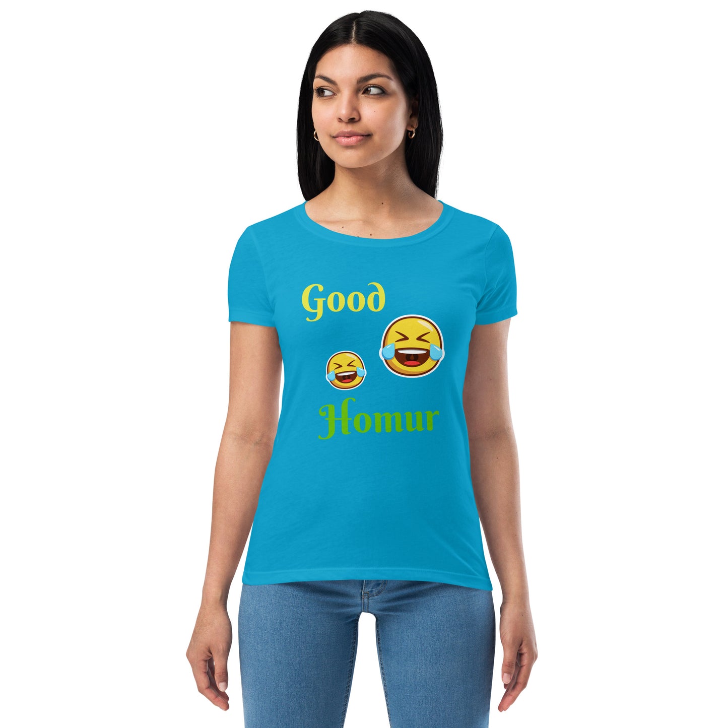 Women’s fitted t-shirt- Good Humer