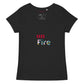 Women’s fitted v-neck t-shirt
