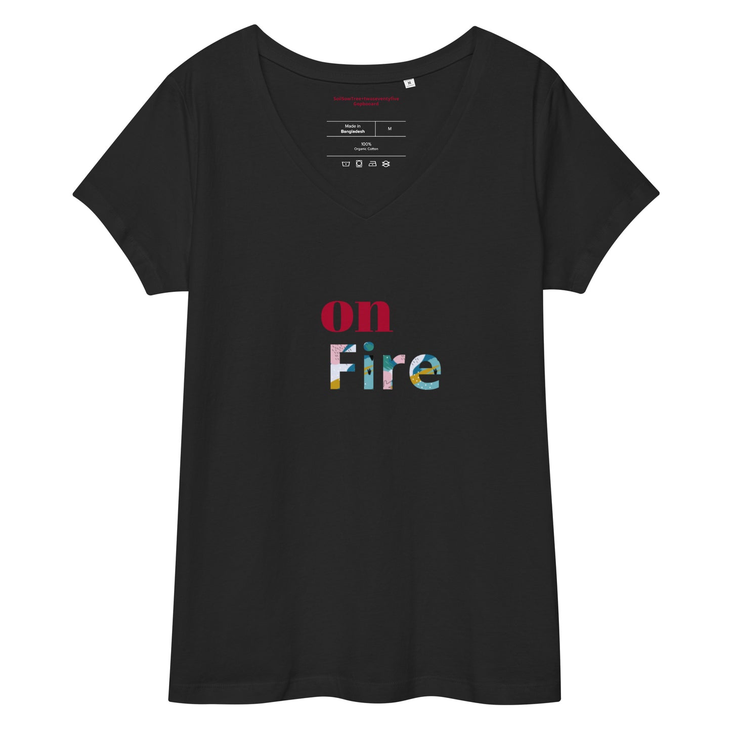 Women’s fitted v-neck t-shirt