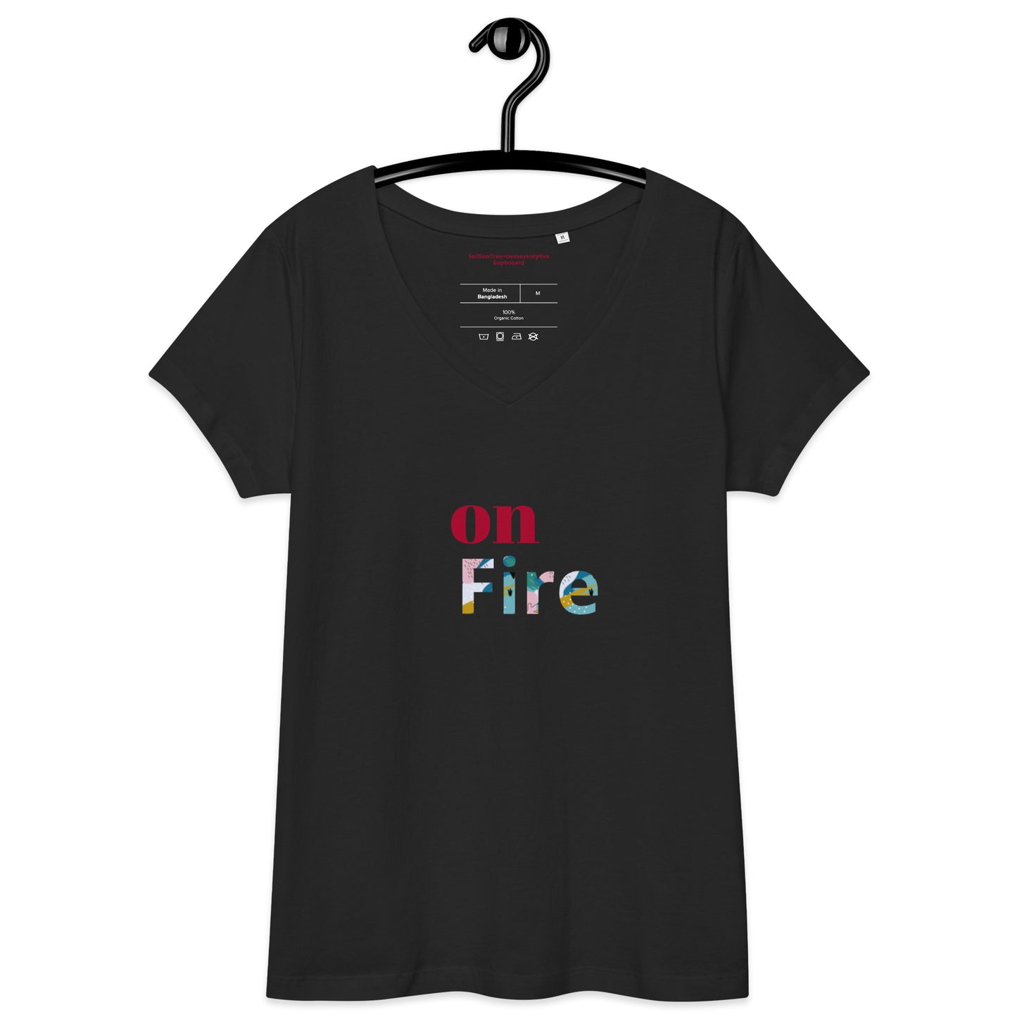 Women’s fitted v-neck t-shirt