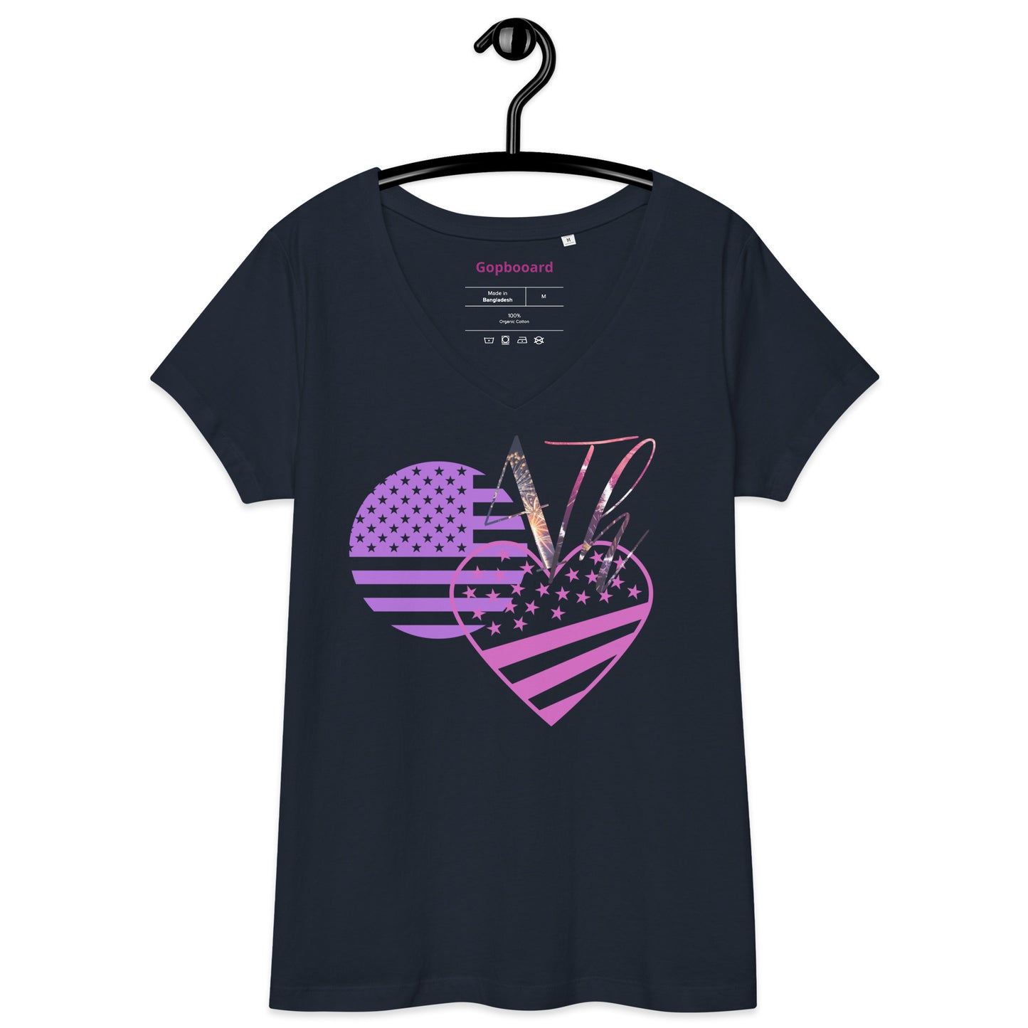 Women’s fitted v-neck t-shirt