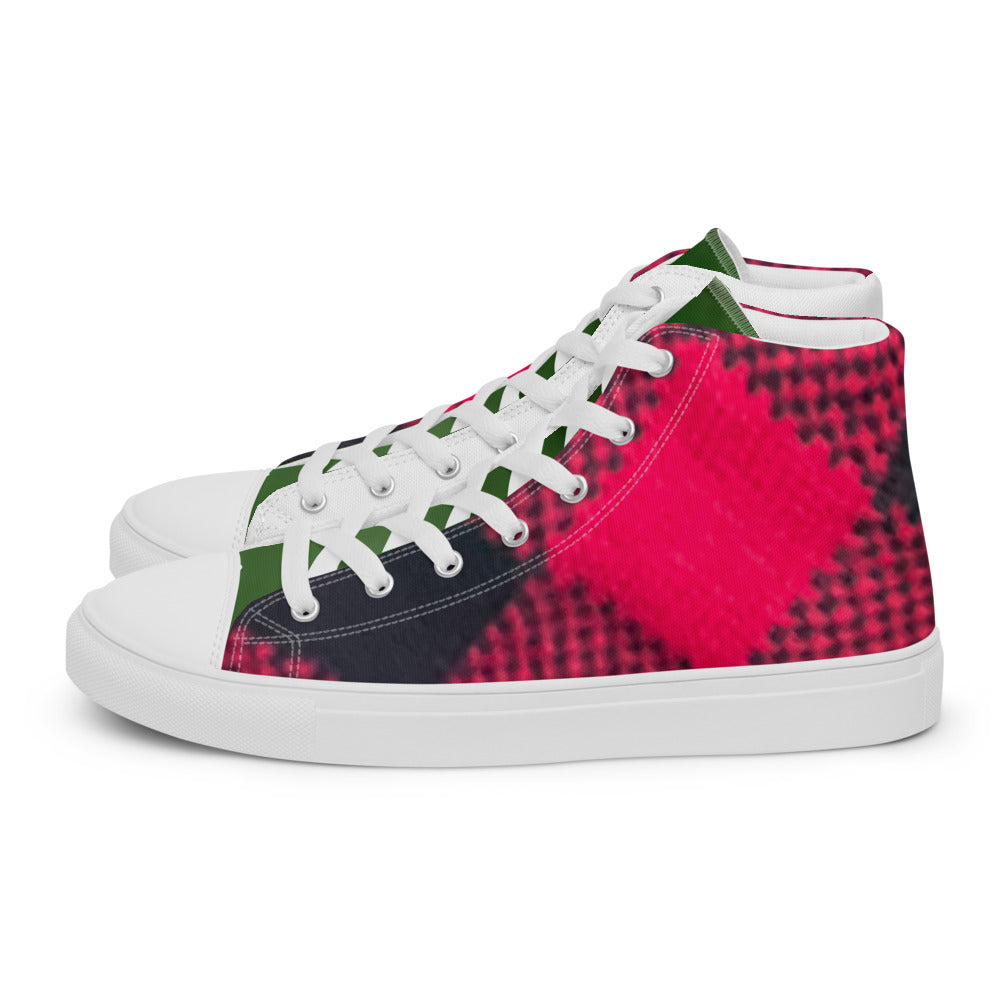 Women’s high top canvas shoes -