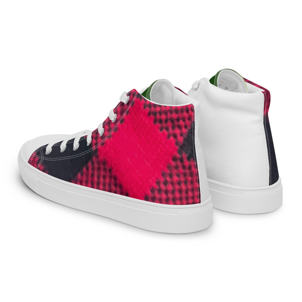 Women’s high top canvas shoes -