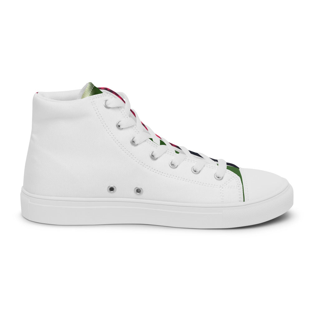 Women’s high top canvas shoes -