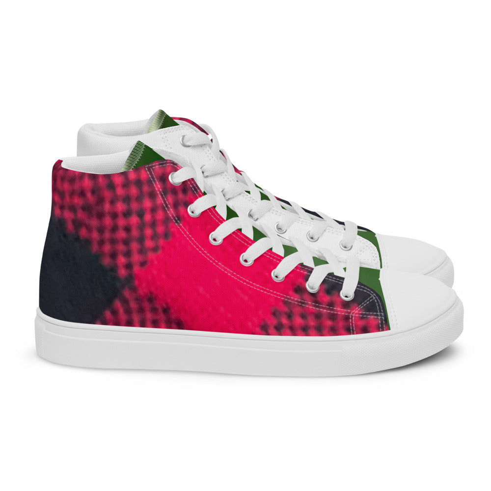 Women’s high top canvas shoes -