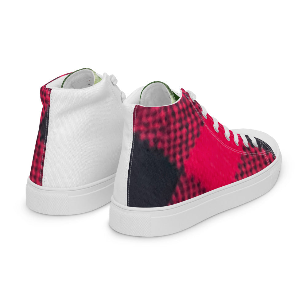 Women’s high top canvas shoes -