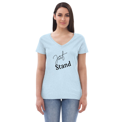 Women’s recycled v-neck t-shirt