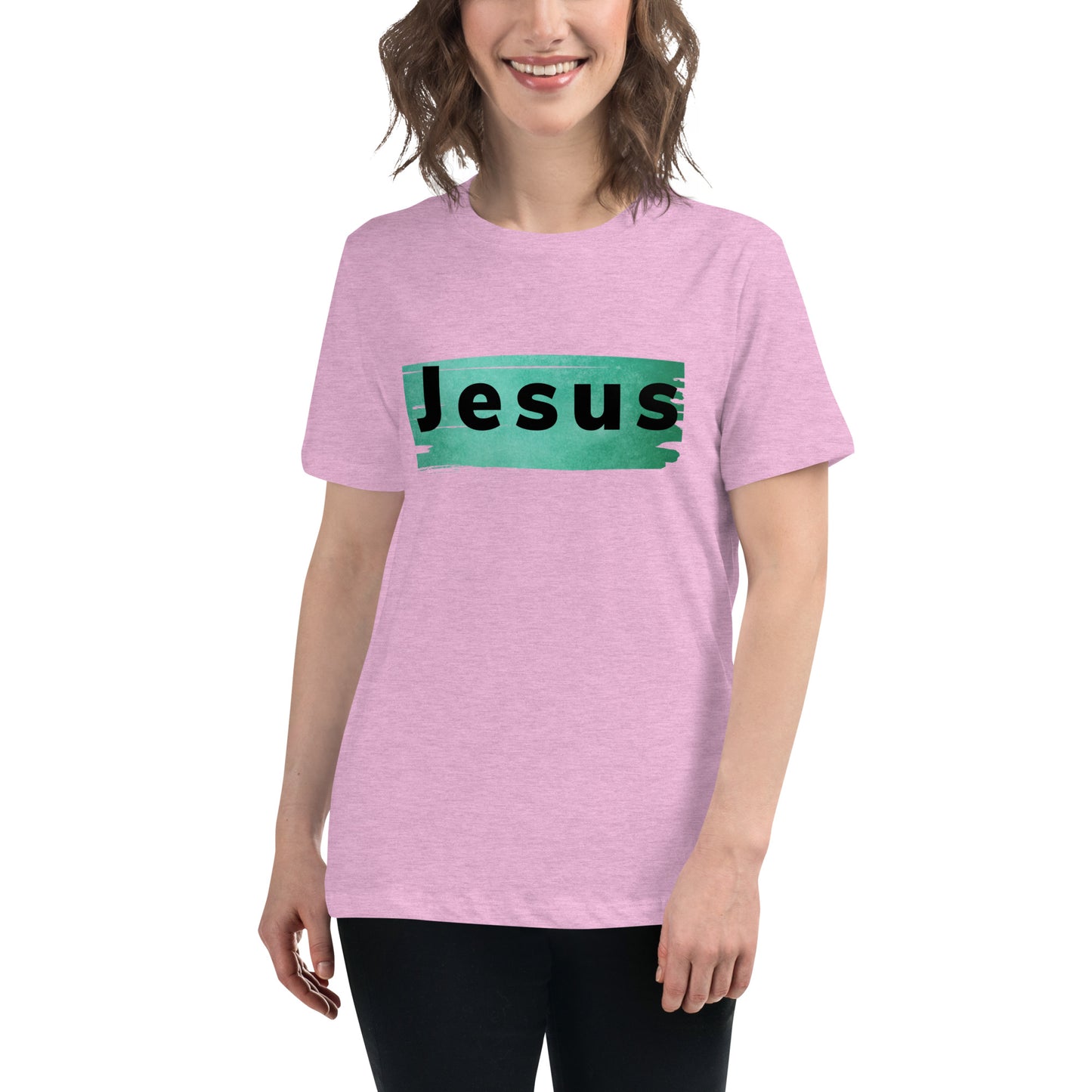 Women's Relaxed T-Shirt-Jesus