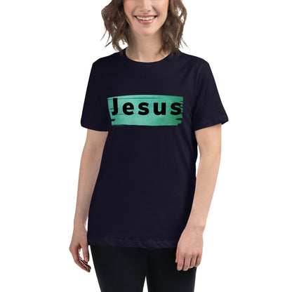 Women's Relaxed T-Shirt-Jesus